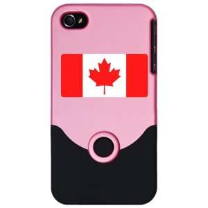   or 4S Slider Case Pink Canadian Canada Flag HD: Everything Else