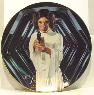 Star Wars Princess Leia Ceramic Plate  FIRST SERIES  