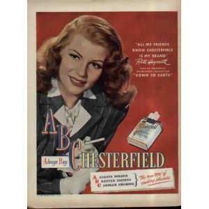   RITA HAYWORTH Star of Columbias DOWN TO EARTH. **THIS IS AN AD