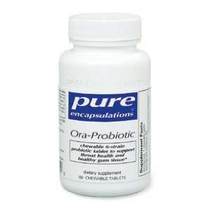  Pure Encapsulations   Ora Probiotic 60 chew tabs Health 