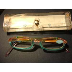  MAGNIVISION READING GLASSES (2.00) HAND PAINTED CUTE 
