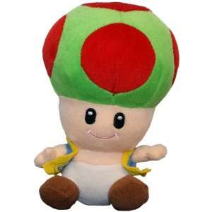  Super Mario Brothers Toad Green Ver 6 Plush Toys & Games
