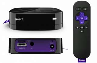 BRAND NEW Roku 2 XD Streaming Player 1080p with Built in Wi Fi & 300 
