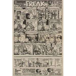 Fabulous Furry Freak Brothers Original Comic Ad 1970:  Home 