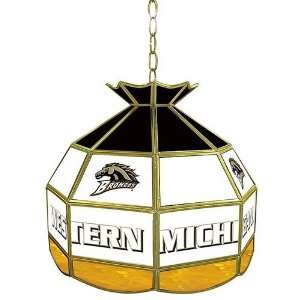   Western Michigan University Stained Glass Tiffany Lamp   16W in.: Home