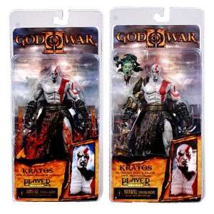 God of War II: Kratos Action Figures Set of 2: Toys 