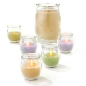 Scented Flameless LED Jar Candles   Set of Six:  Home 
