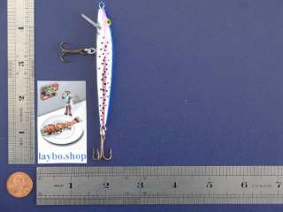 New FISHING LURE MINNOW Bait Hooks Fish Water tackle NR  