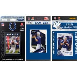  NFL Indianapolis Colts 3 Different Licensed Trading Card 
