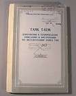Book Operation Manual Tank T 62 Using Illustrations Russian Old 