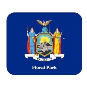   US State Flag   Floral Park, New York (NY) Mouse Pad 