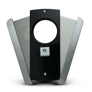  Glossy Black & Stainless Steel Finish Cigar Cutter: Kitchen & Dining
