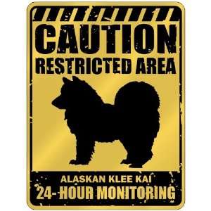   Area . Alaskan Klee Kai Monitoring  Parking Sign Dog