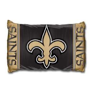  BSS   New Orleans Saints NFL Single Pillow Case 