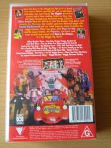 The Wiggly Big Show ~ The Wiggles Live in Concert ~ VHS  