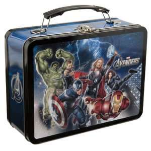  Marvels The Avengers Large Tin Tote Lunch Box Everything 