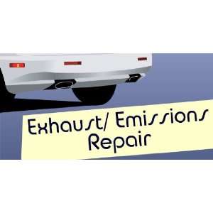   3x6 Vinyl Banner   Exhaust Emissions Repair 