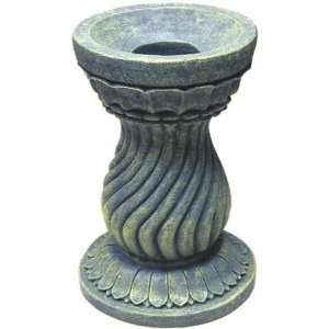 Serpentine Resin Pedestal Column for Gazing Globe or Sundial & FREE 