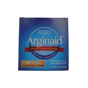 Resource Arginaid Powder Pack With Oragne Flavor   14 / Box, 4 / Case