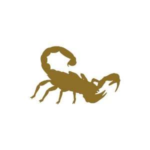  Scorpion GOLD vinyl window decal sticker