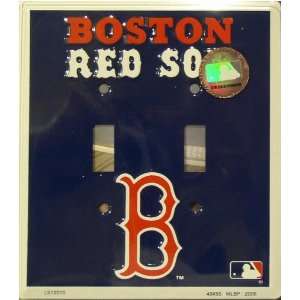   Redsox Light Switch Covers (double) Plates LS12010