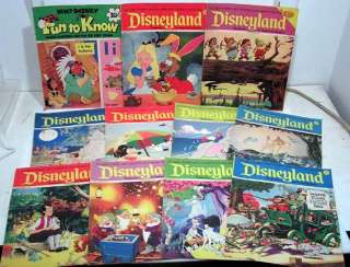 1970s Lot of 35 Walt Disney Disneyland Magazine  