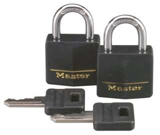 Master Lock 131T Covered Brass Steel Shackle Padlock 071649002236 