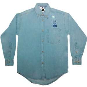   NFL Indianapolis Colts Button up Long sleeve shirt: Sports & Outdoors