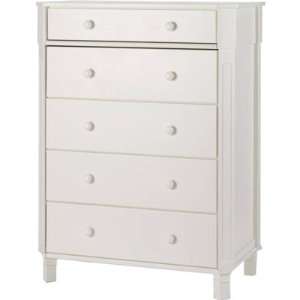  Carters Casual Collection Highboy 5 Drawer Dresser   White Baby