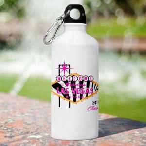   Water Bottle   Pink Zebra Las Vegas Water Bottle: Sports & Outdoors