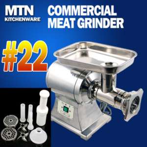Commercial Electric Meat Grinder Sausage Stuffer #22  