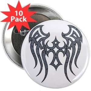  2.25 Button (10 Pack) Tribal Cross Wings: Everything Else
