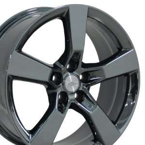   SS Style Wheels Fits Camaro   Black Chrome 20x9 Set of 4 Automotive