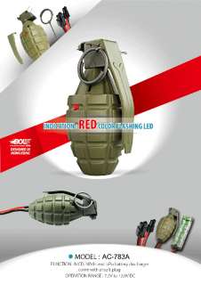 BOL Aluminum MK 2 Grenade Shape Airsoft/RC Battery Discharger  