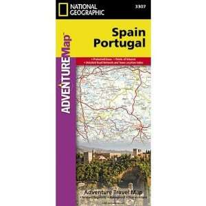  Spain and Portugal Adventure Map: Home & Kitchen