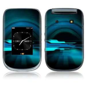 BlackBerry Style 9670 Skin Decal Sticker   Abstract Future Night Blue