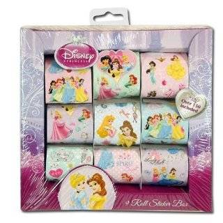 Disney Princess 9 Roll Sticker Box Over 150 Stickers