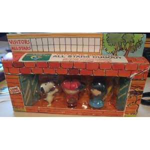 Charlie Browns All Stars Dugout Figures (1971)
