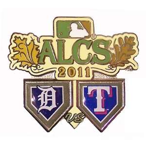  2011 ALCS Tigers vs Rangers Dueling Pin