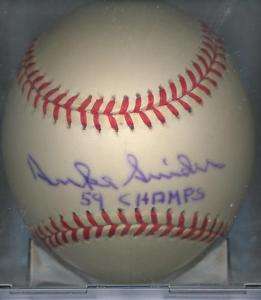 Duke Snider 1959 Los Angeles Dodgers ONL Signed Ball  
