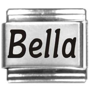  Bella Laser Name Italian Charm Link Jewelry