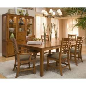    The Highland Park Rectangle Leg Table Set: Furniture & Decor