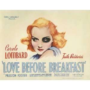    Love Before Breakfast   Movie Poster   11 x 17: Home & Kitchen