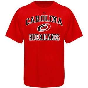  Carolina Hurricanes Red Heart & Soul T shirt Sports 