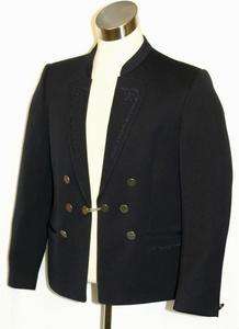 BLUE ~ WOOL Men German Tracht Equestrian Dinner Dress Suit JACKET Coat 