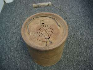   Vintage Minnow Bucket with Insert Fishing Gear Supplies Unknown Make