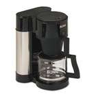   BUNNHB 10 Cup Professional Home Coffee Brewer, Stainless Steel, Black