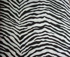 Zebra Jungle Animal Print Black White Sheet Set Full New  