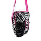 Luggage Usa Black And White Zebra Day Pack With Pink Trim