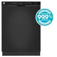 Kenmore 24 Built In Dishwasher with Stainless Steel Tub   Black at 